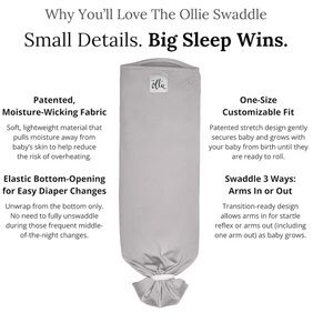 The Ollie Swaddle in Gray